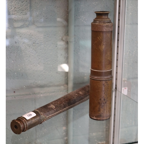 180 - 2 Merchant Navy telescopes