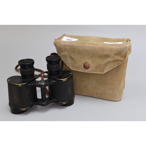 183 - Kershaw & Son set of military binoculars MKII No.8994 (Leeds - 1937)