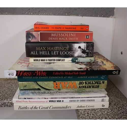 412 - Collection of War books