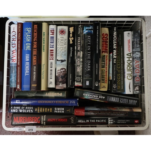 419 - Collection of War books