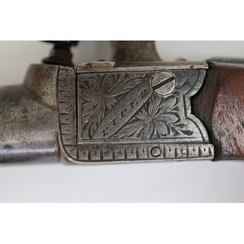 143 - A matching pair of 'Piper of Windsor ' percussion pocket pistols, boxlock actions, both functional, ... 
