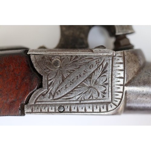 143 - A matching pair of 'Piper of Windsor ' percussion pocket pistols, boxlock actions, both functional, ... 