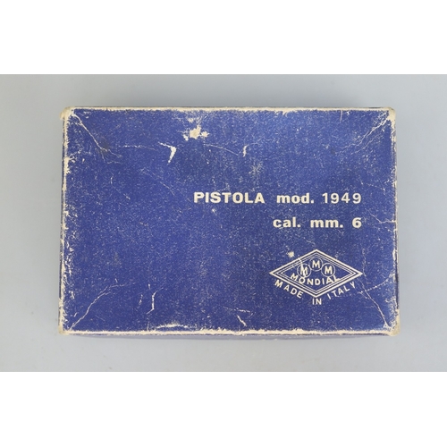 145 - Brevettata Mondial (Mod.1949) 6mm blank-firing starting pistol, in original box