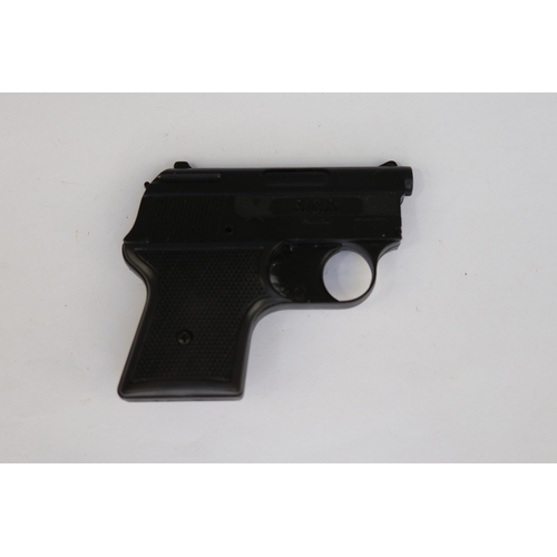 146 - 2 X SGS Domino 310 6mm blank-firing starting pistols, in original packaging, in as new condition