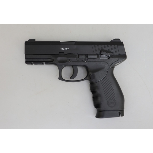 149 - Gletcher TRS 24/7 Co2 .177 BB air pistol, automatic, multi-shot, 19-shot magazine, in as new conditi... 
