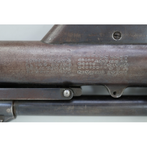 160 - Webley Service air rifle Mk2 in carry case together with collection of pellets