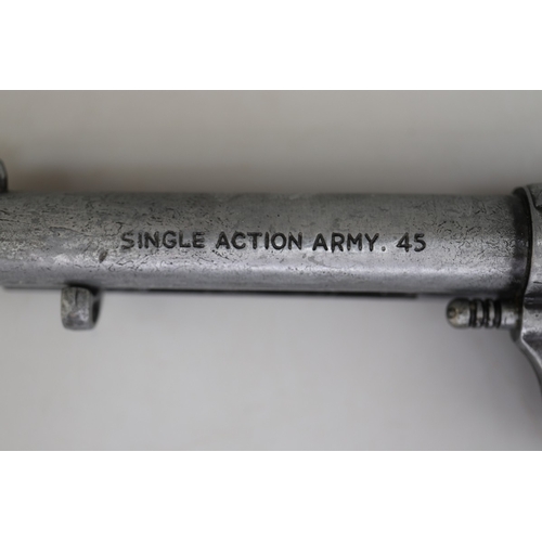 164 - Replica colt single action army .45 with six replica bullets