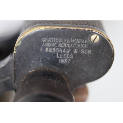 183 - Kershaw & Son set of military binoculars MKII No.8994 (Leeds - 1937)