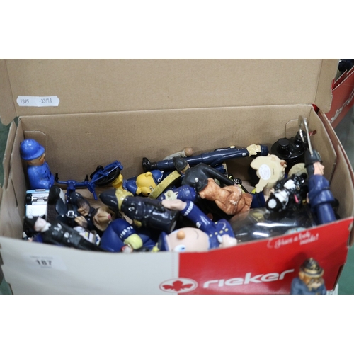187 - Collection of policemen figures