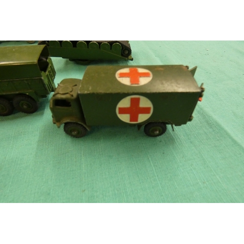 336 - 23 diecast army vehicles plus 4 other diecast vehicles