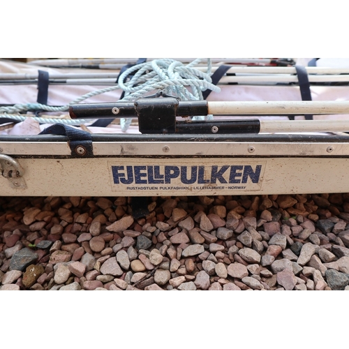 443 - 1.7m Fjellpulken Pulk (plus ancillaries), 1m Royal Marine pulk, 1m snowsled pulk and military mounta... 