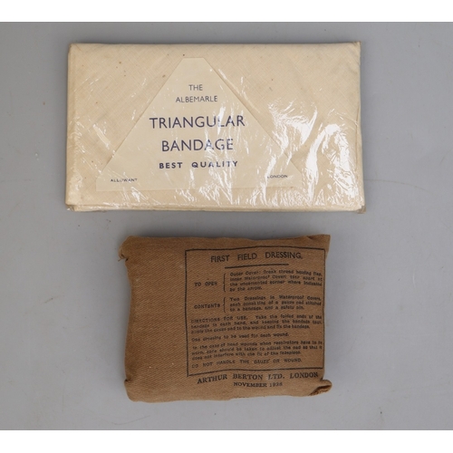 45 - First aid ephemera, letters home, regimental cards etc
