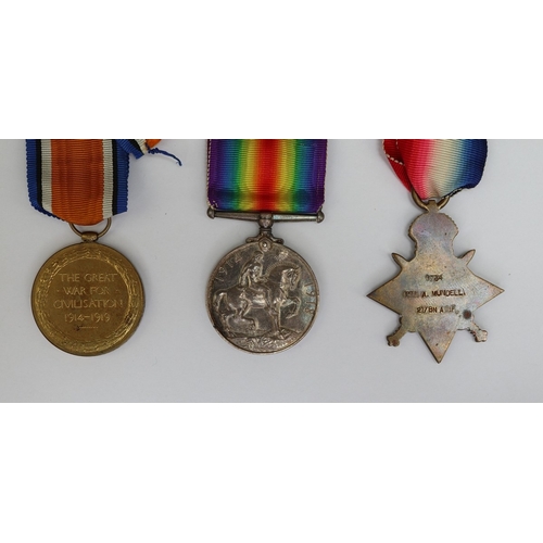46 - Collection of WW1 medals to Sgt. Aurthur Mundell 21st Battalion killed in action 14th March 1917 and... 