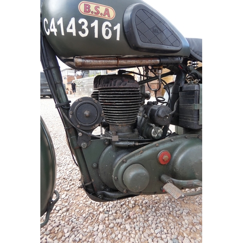 80 - 1939 BSA M20 army despatch motorcycle with refurbished long range petrol tank and full tool kit in p... 