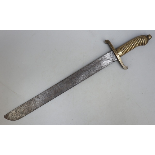 1845 pattern Prussian or Imperial German 'Faschine' short sword, makers ...