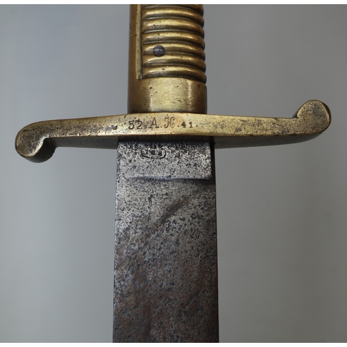 1845 pattern Prussian or Imperial German 'Faschine' short sword, makers ...