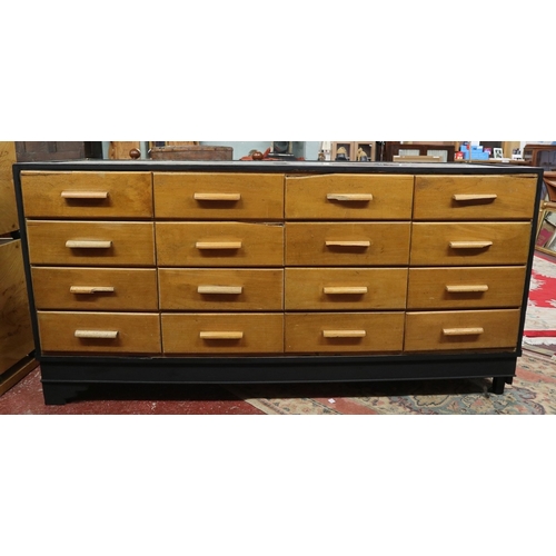 542 - 1920’s haberdashery shop counter - Approx W:182cm D:60cm H:90cm