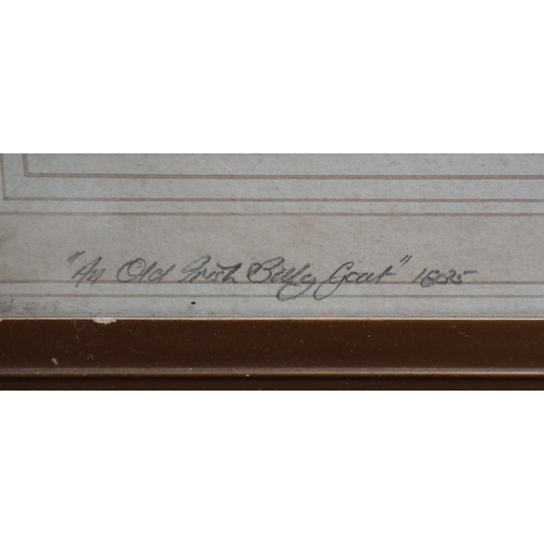 454 - George Richmond RA (1809 - 1896) - Watercolour An Old Irish Billy Goat 1835 - Approx IS 43cmX33cm