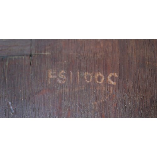 626 - Antique inlaid wall clock with double fusee movement