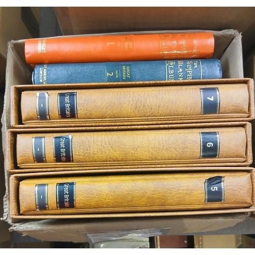 295 - Stamps -&nbsp;GREAT BRITAIN&nbsp;QE2&nbsp;mainly fine&nbsp;used in 3&nbsp;Safe Albums and 2 spring-b... 