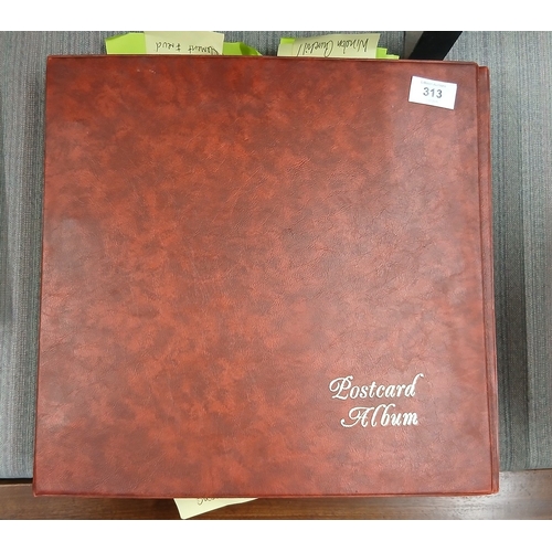 313 - Autograph album (inc WINSTON CHURCHILL) collected throughout the 1970s featuring over 150 autographs... 