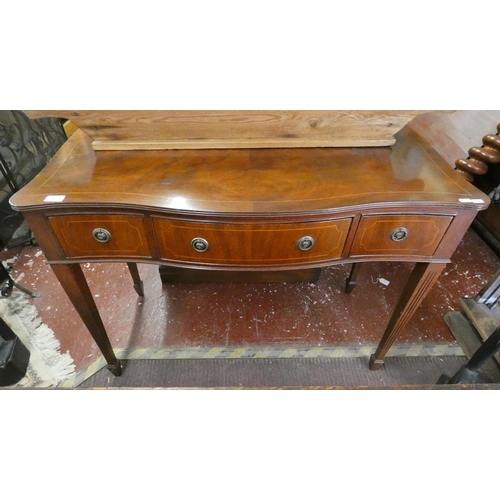 316 - Cutlery table with cutlery - Approx W:104cm D:46cm H:78cm