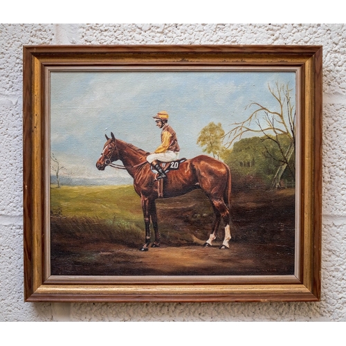 361 - Signed Oil on canvas - Grand National Winner 1972 'Well to do' by Mallington - Approx IS 29.5cm x 25... 