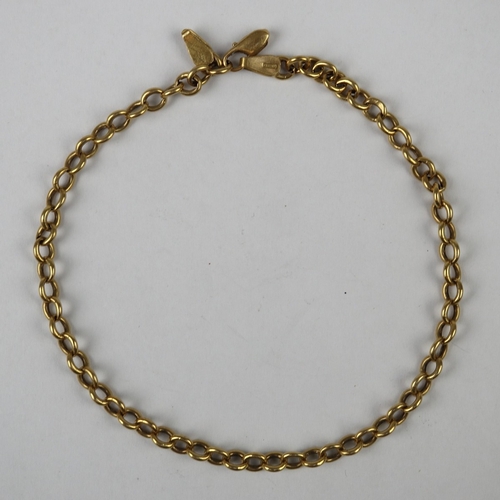 39 - 18ct gold bracelet - Approx 5.4g