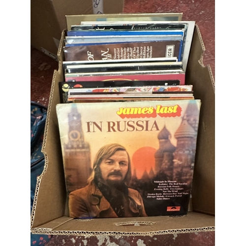 407 - Large collection of vinyl LPs