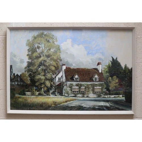 461 - Large watercolour of large country house by Philip Shepherd - IS Approx: 98cm x 65cm
