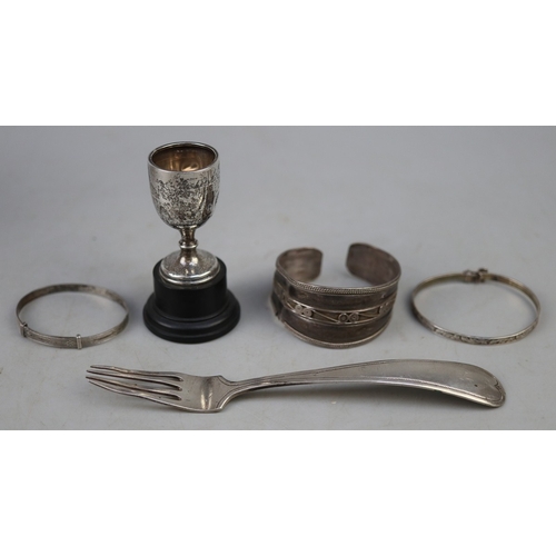 5 - Collection of silver to include James Walter Tiptoft silver trophy 1933