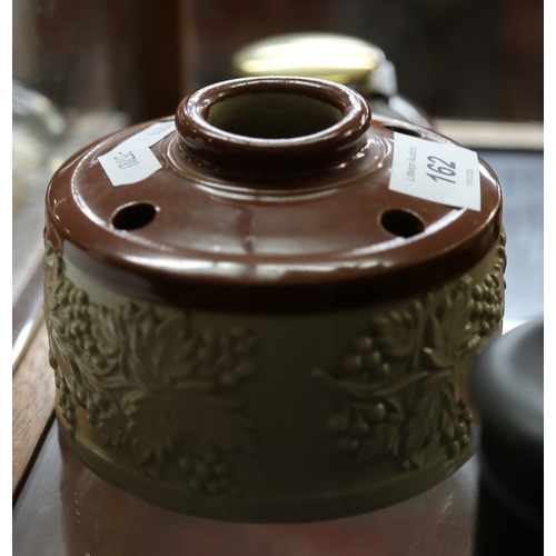 162 - Collection of decorative inkwells