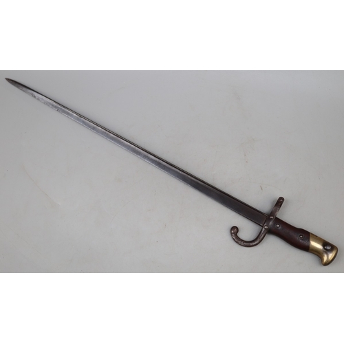 183 - French Gras bayonet - made in&nbsp;St Etienne Arsenal 1875