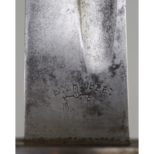 184 - Solingen made sword bayonet - 1871 late 19thC Prussian - Alex Coppel made