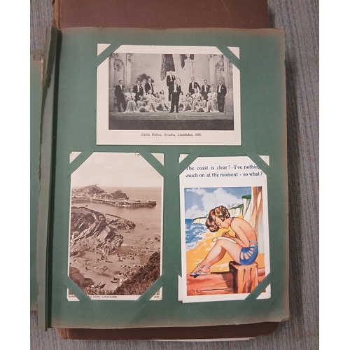 281 - Good collection of postcards/birthday postcards, silk cards both loose and in albums