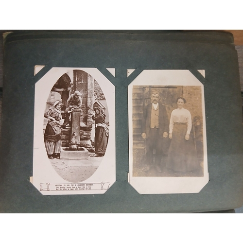 284 - 2 albums of postcards