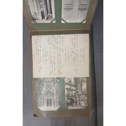 284 - 2 albums of postcards