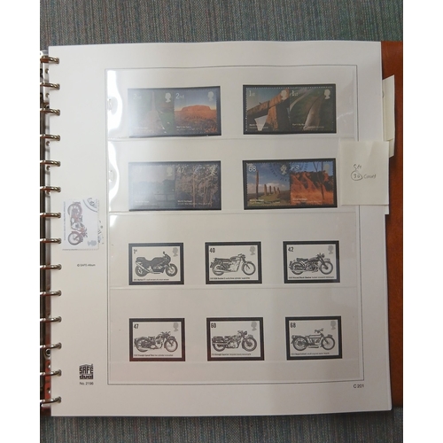 295 - Stamps -&nbsp;GREAT BRITAIN&nbsp;QE2&nbsp;mainly fine&nbsp;used in 3&nbsp;Safe Albums and 2 spring-b... 