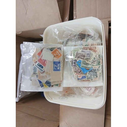 297 - Stamps -&nbsp;WORLD Box for sorting&nbsp;