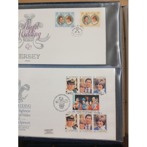 298 - Stamps -&nbsp;WORLD Box&nbsp;of covers in 3 albums including 1978 and 1981 Omnibus issues. Packets w... 