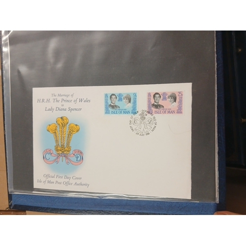 298 - Stamps -&nbsp;WORLD Box&nbsp;of covers in 3 albums including 1978 and 1981 Omnibus issues. Packets w... 