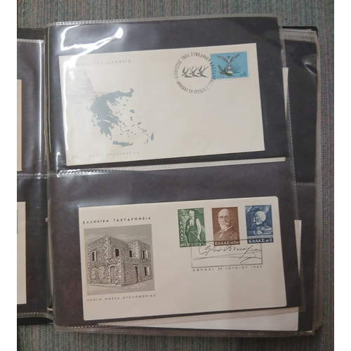 302 - Stamps -&nbsp;GREECE modern F.D.C.s in&nbsp;2&nbsp;albums