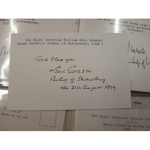 313 - Autograph album (inc WINSTON CHURCHILL) collected throughout the 1970s featuring over 150 autographs... 