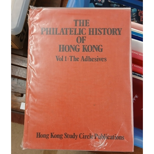 315 - Stamps -&nbsp;HONG KONG LITERATURE Box of Reference Books and Auction Catalogues.
