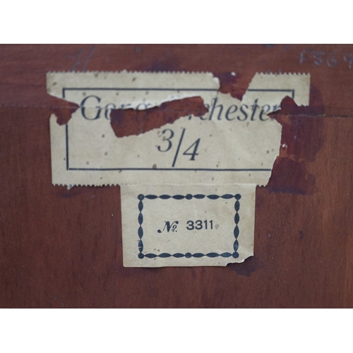 329 - 'La Gorge' style brass cased carriage clock with 8 day strike repeater movement. Circa 1870  - Appro... 