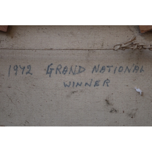 361 - Signed Oil on canvas - Grand National Winner 1972 'Well to do' by Mallington - Approx IS 29.5cm x 25... 