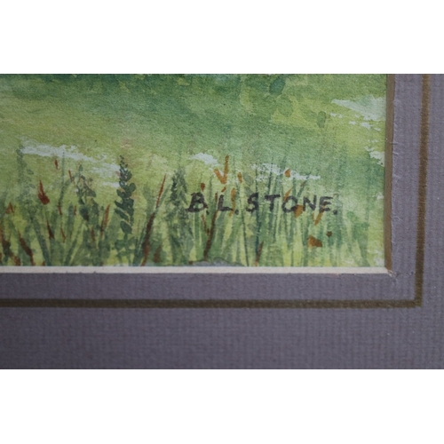 367 - 4 watercolours by&nbsp; B.L. Stone