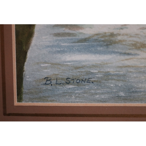 367 - 4 watercolours by&nbsp; B.L. Stone