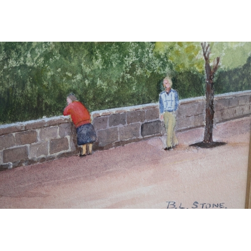 367 - 4 watercolours by&nbsp; B.L. Stone