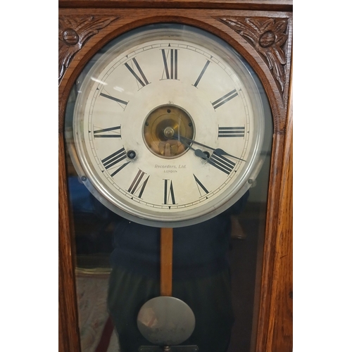 395 - Antique long cased clock by Recorders Ltd of London&nbsp; - Approx H: 179cm
